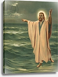 Постер Моррис Филип Christ walking on the sea