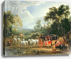 Постер Мюлен Адам Louis XIV in his state coach