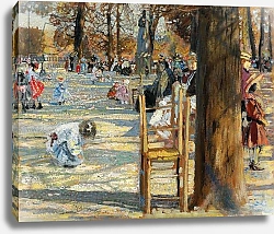 Постер Бродский Исаак The Luxembourg Gardens in Spring, 1910