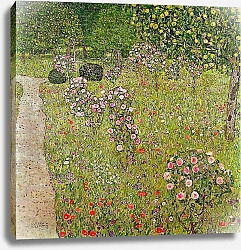 Постер Климт Густав (Gustav Klimt) Orchard with roses