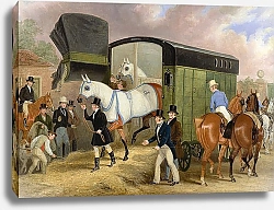 Постер Поллард Джеймс The Derby Pets- The Arrival 1840