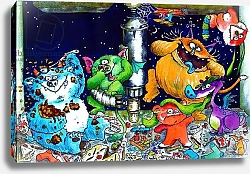 Постер Кристи Майли (совр) Monsters under the sink