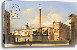 Постер Каффи Имполито Piazza del Quirinale, 1847