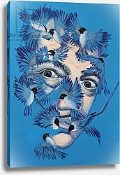 Постер Кордубан Ирина (совр) Dalí and Chickadees, 2015