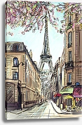 Постер Улица в Париже, скетч