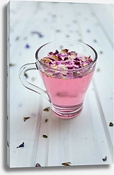 Постер Розовый цветочный чай