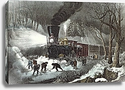 Постер Курье Н. American Railroad Scene, 1871