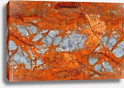 Постер Оранжевый минерал