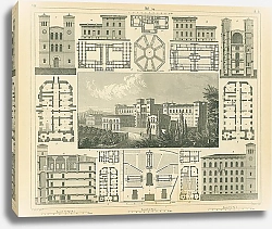 Постер Архитектура №10: Ньюгетская тюрьма, Лондон, Англия 1