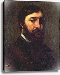 Постер Курбе Гюстав (Gustave Courbet) Portrait of Urbain Cuenot 1846