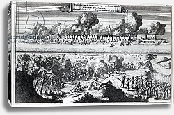 Постер Школа: Голландская 18в. Battle between the Buccaneers and the Spaniards during the attack on Panama in 1671, 1678