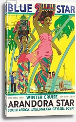 Постер Шоэсмит Кеннет Poster advertising the cruise ship 'Arandora Star', by the shipping company Blue Star Line, 1935
