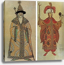 Постер Билибин Иван Дадон и Шамаханская царица