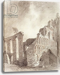 Постер Констебль Джон (John Constable) Ruin of St. Botolph's Priory, Colchester, c.1809