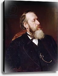 Постер Репин Илья Portrait of V.V. Slasows, 1873