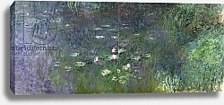 Постер Моне Клод (Claude Monet) Waterlilies: Morning, 1914-18 5