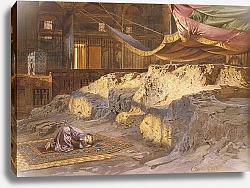 Постер Вернер Карл Inside the Dome of the rock, 1864