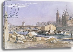 Постер Редгрейв Ричард The Pont au Change and the Conciergerie, Paris, 1837