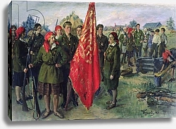 Постер Куликов Иван Militarised Komsomol, 1930