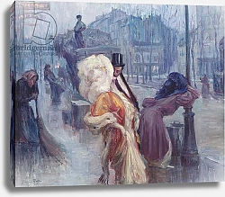 Постер Редон Джордж Dawn, Leaving the Restaurant in Montmartre, 1906