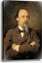 Постер Крамской Иван Portrait of Nikolay Alekseyevich Nekrasov, 1877