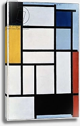Постер Мондриан Пит Composition with red, black, yellow, blue and grey, 1921, by Piet Mondrian, oil on canvas. Netherlands, 20th century.