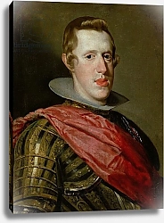 Постер Веласкес Диего (DiegoVelazquez) Portrait of Philip IV in Armour, 1628