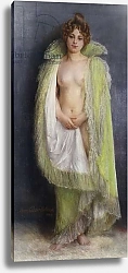 Постер Карье-Белюз Пьер A Nude with a Green Cloak, 1899