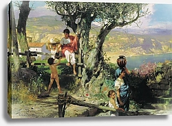 Постер Семирадский Генрих Рим. Деревня