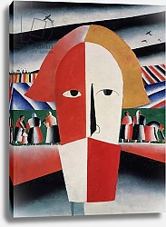 Постер Малевич Казимир Head of a Peasant, c.1930