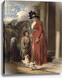 Постер Морленд Джордж The Squire's Door, c.1790