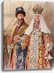 Постер Хаенен Фредерик де Emperor and Empress in Ancient Dress