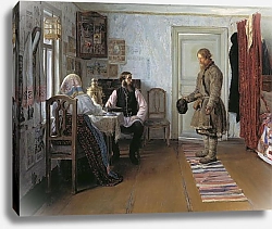 Постер Богданов Иван За расчетом. 1890