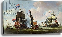 Постер Шторк Абрахам The Arrival of Michiel Adriaanszoon de Ruyter in Amsterdam