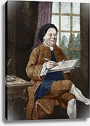 Постер Samuel Richardson, portrait. English author 19 August 1689 - 4 July 1761.  by Mason Chamberlin