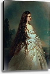 Постер Винтерхальтер Франсуа Elizabeth of Bavaria, wife of Emperor Franz Joseph I of Austria