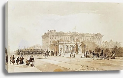 Постер Вайс Иоганн Вид Николаевского дворца в Петербурге