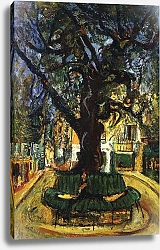Постер Сутин Хаим The Tree in Vence; L'Arbre de Vence, 1929