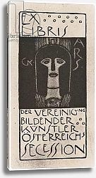 Постер Климт Густав (Gustav Klimt) Bookplate from Ver Sacrum, published 1898-99 by Gerlach, Schenk and Seeman