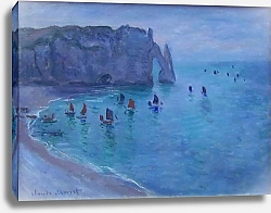 Постер Моне Клод (Claude Monet) ?tretat, la Porte d'Aval