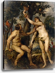 Постер Рубенс Петер (Pieter Paul Rubens) Адам и Ева 2