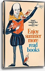 Постер Сокол Билл Enjoy summer more, read books