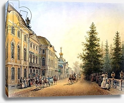 Постер Садовников Василий Court Departure at the Main Entrance of the Great Palace, 1852 1