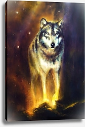 Постер Могучий космический волк