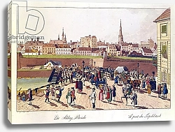 Постер Циглер Иоганн The Bridge at Leopoldstadt, Vienna, 1780