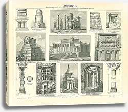 Постер Архитектра  II. Assyrisch-Babylonische, Persisch-Medische, Kleinasiatische, Phonikisch-Hebraische Ba 1