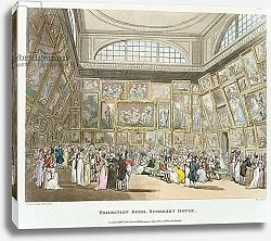 Постер Роуландсон Томас Exhibition Room, Somerset House, from 'Ackermann's Microcosm of London', 1808