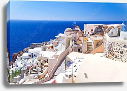 Постер Греция. Санторини. Панорама