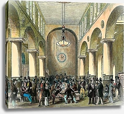 Постер Лондонская фондовая биржа, 19 век