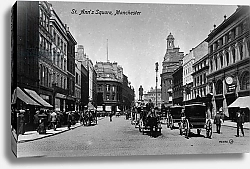 Постер Неизвестен St. Ann's Square, Manchester, c.1910 2